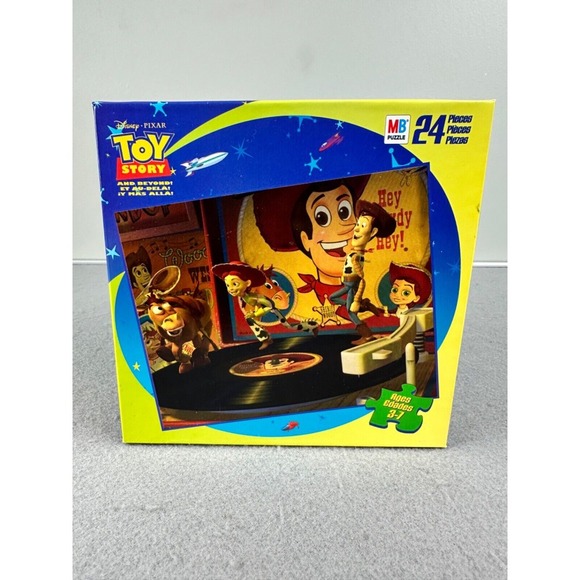 Disney Other - 2002 DISNEY PIXAR TOY STORY WOODY & JESSIE PUZZLE 24 PIECE 10" X 13" VINTAGE